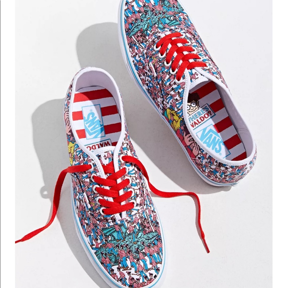 Vans X Where's Waldo Authentic Print Sneakers